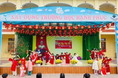 Trường Tiểu học Hải Xuân tưng bừng đón học sinh trở lại sau kỳ nghỉ Tết Nguyên Đán