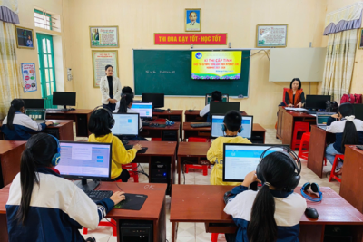 TRƯỜNG TH HẢI XUÂN TỔ CHỨC KỲ THI OLYMPIC TIẾNG ANH TRÊN INTERNET (IOE) CẤP TỈNH NĂM HỌC 2025–2026