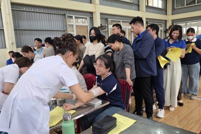 Chương trình hiến máu tình nguyện “Hiến máu đầu xuân – Nhân lên hạnh phúc”